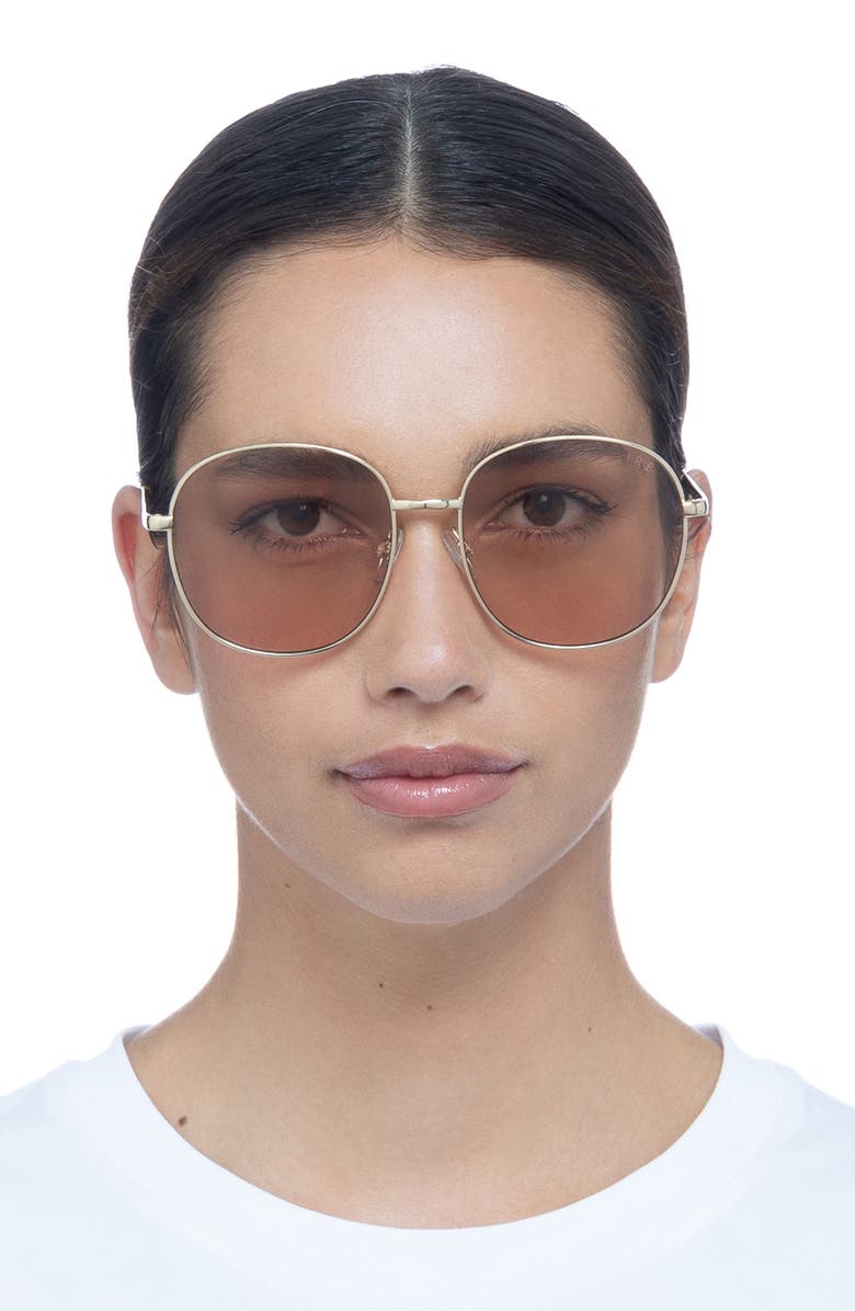 AIRE Atria 50mm Gradient Round Sunglasses, Alternate, color, 