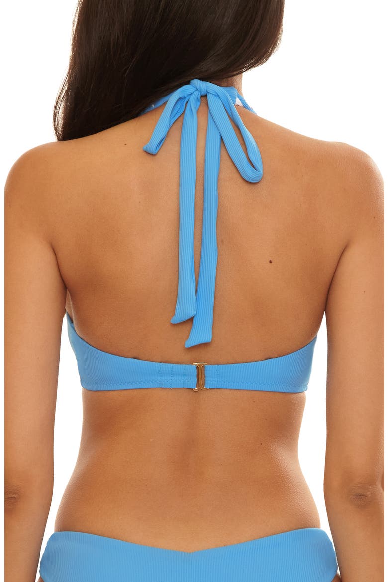Modern Edge Bralette Bikini Top, Alternate, color, SKY BLUE