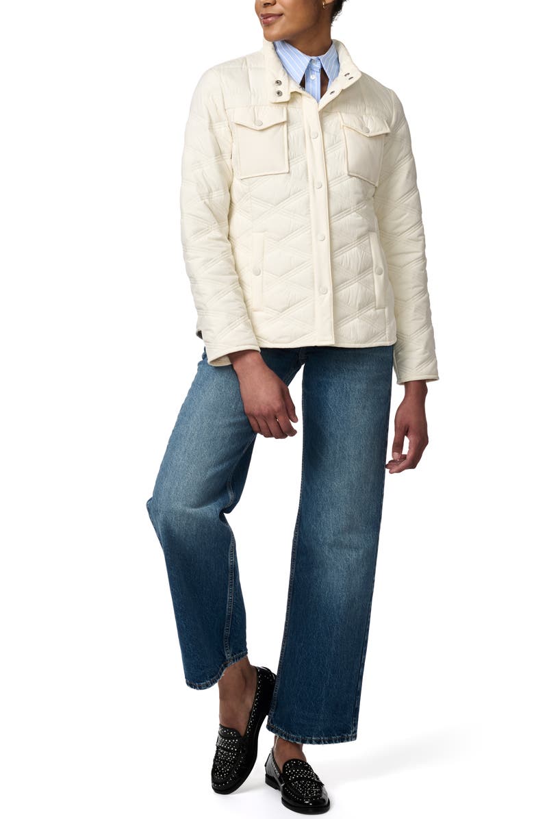 Bernardo Triple Stitch Diamond Quilted Recycled Polyester Jacket, Alternate, color, 