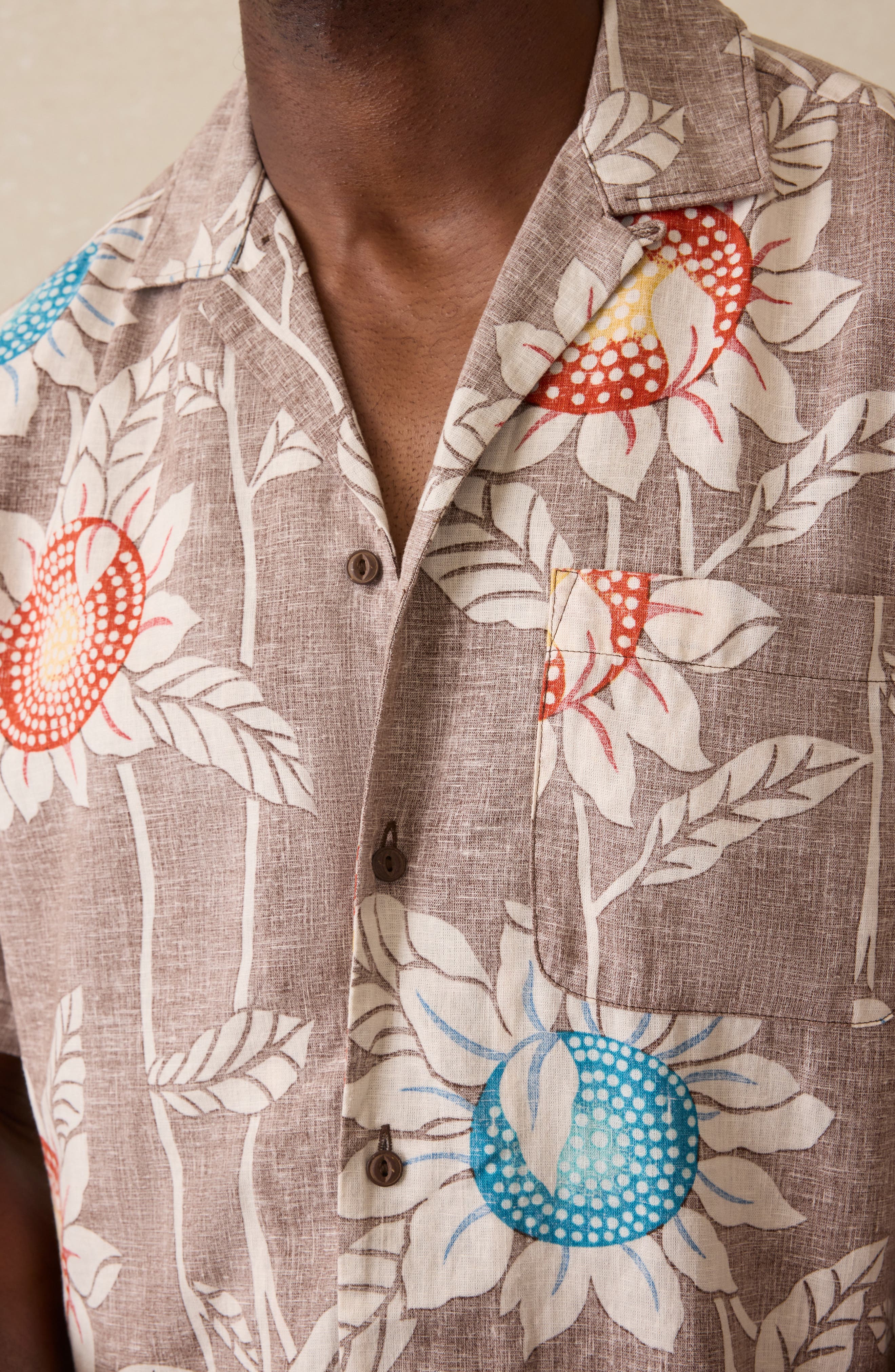 Breeze Linen BlendCamp Shirt - image 4