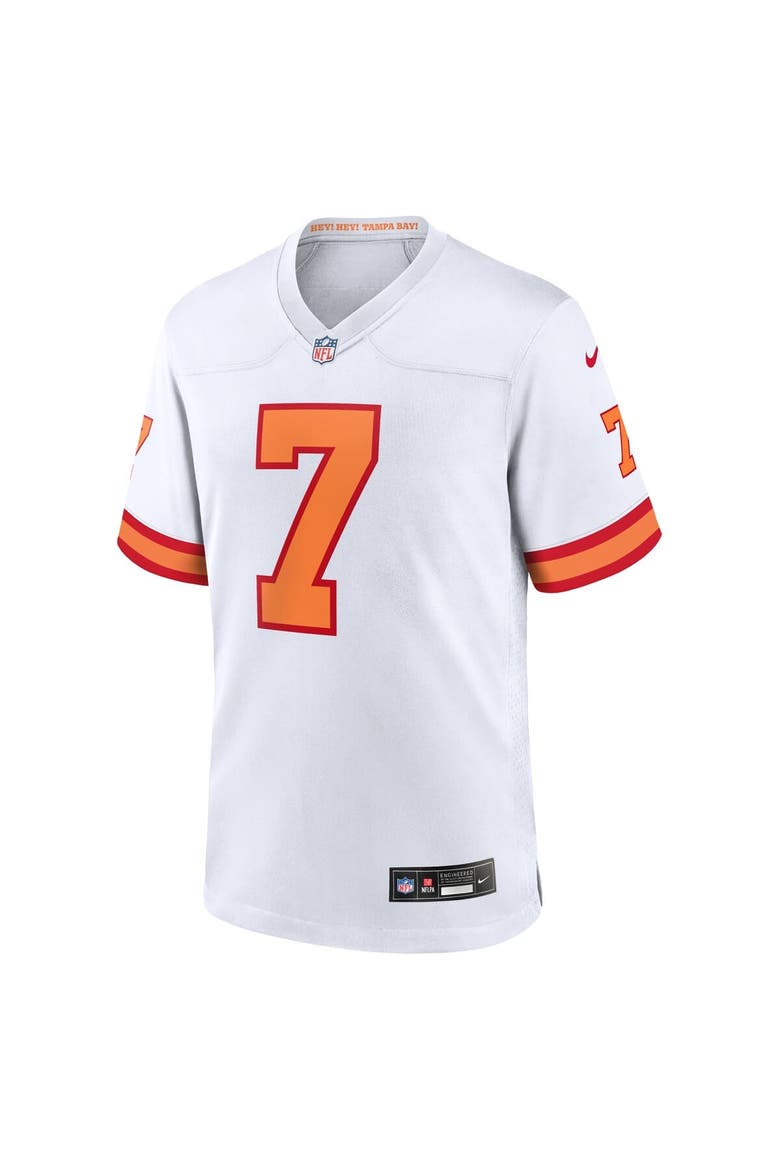 Men's Nike Bucky Irving White '76 Tampa Bay Buccaneers  Game Jersey, Alternate, color, White