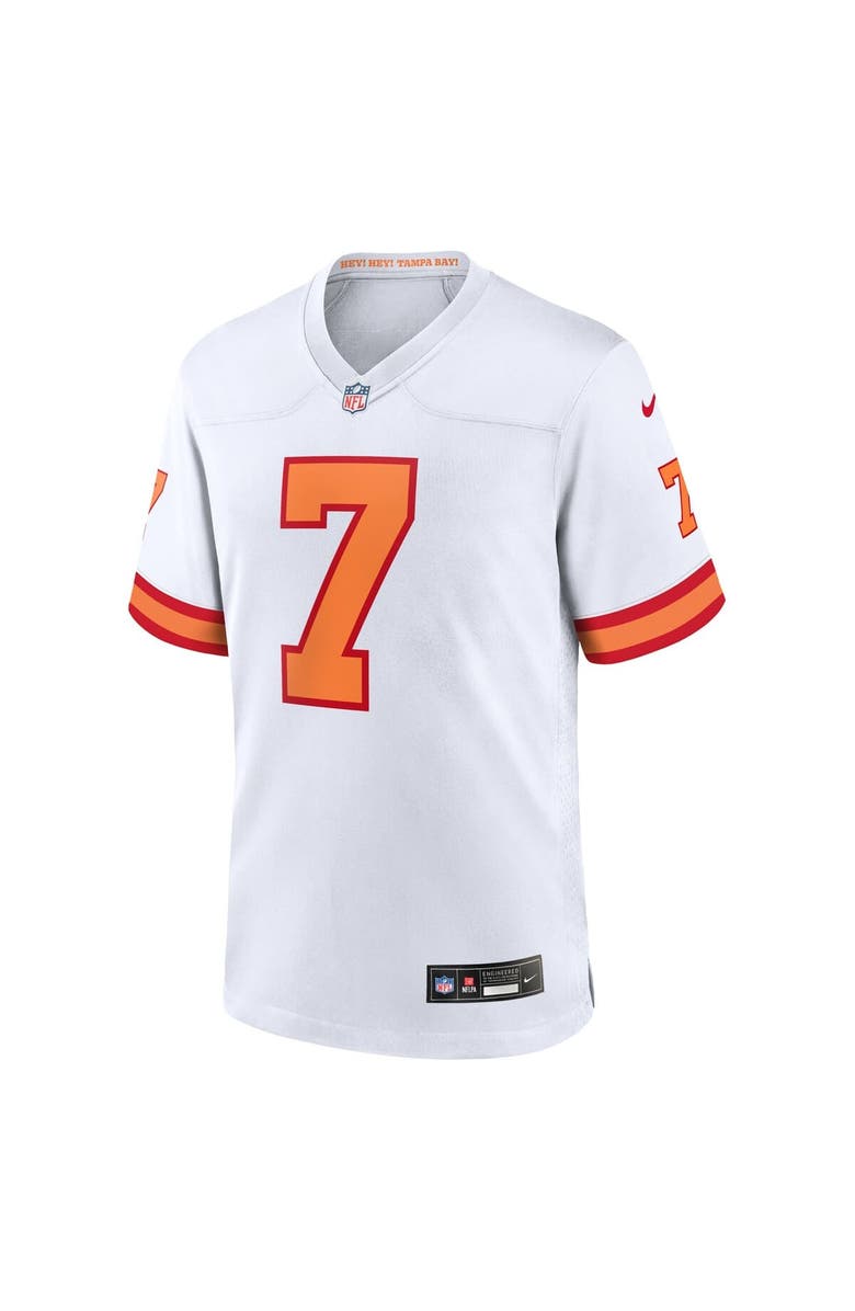 Nike Men's Nike Bucky Irving White '76 Tampa Bay Buccaneers  Game Jersey, Alternate, color, White