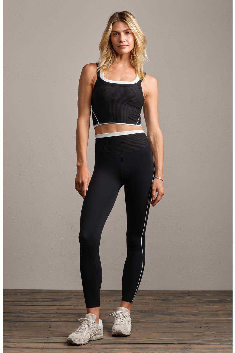 Doubletake Layer Sports Bra, Alternate, color, PURE BLACK