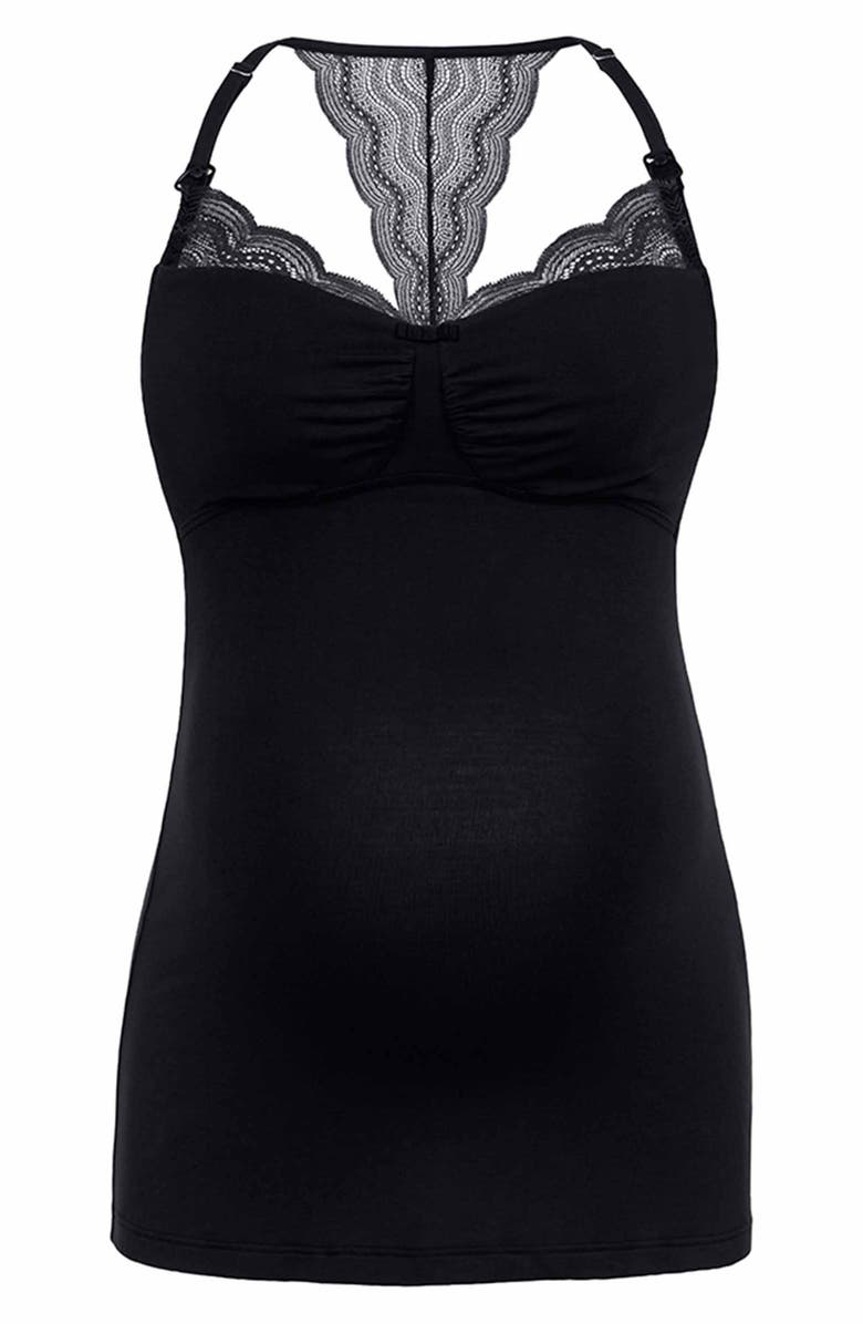 Cache Coeur Serenity Lace Maternity/Nursing Tank, Alternate, color,