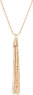 NORDSTROM RACK Crystal Fringe Pendant Necklace