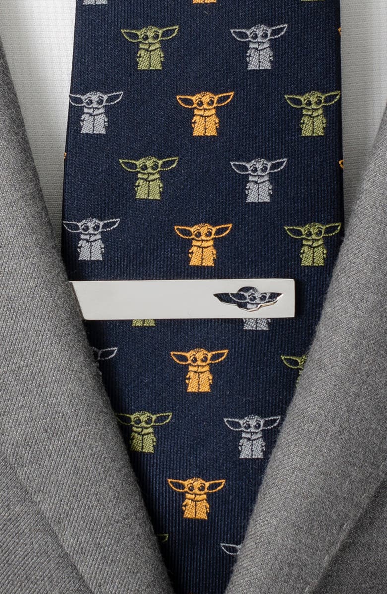 Cufflinks, Inc. Grogu Tie Bar, Alternate, color, Silver