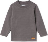 Charlotte & George Jersey Mock Neck Knit Top