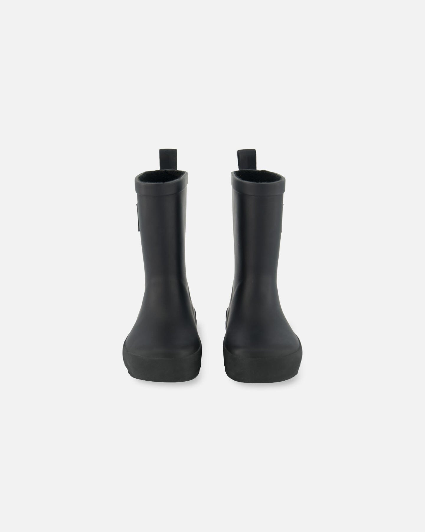 Deux par Deux Baby Unisex Rain Boots Black, Main, color, 