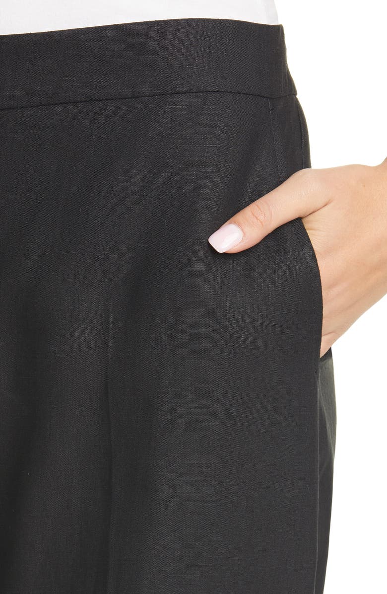 Max Mara Canneti Linen Trousers, Alternate, color, 