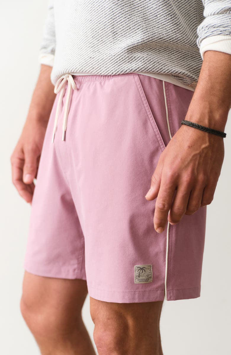 Marine Layer Lined Sport and Swim Shorts, Alternate, color, Lilac