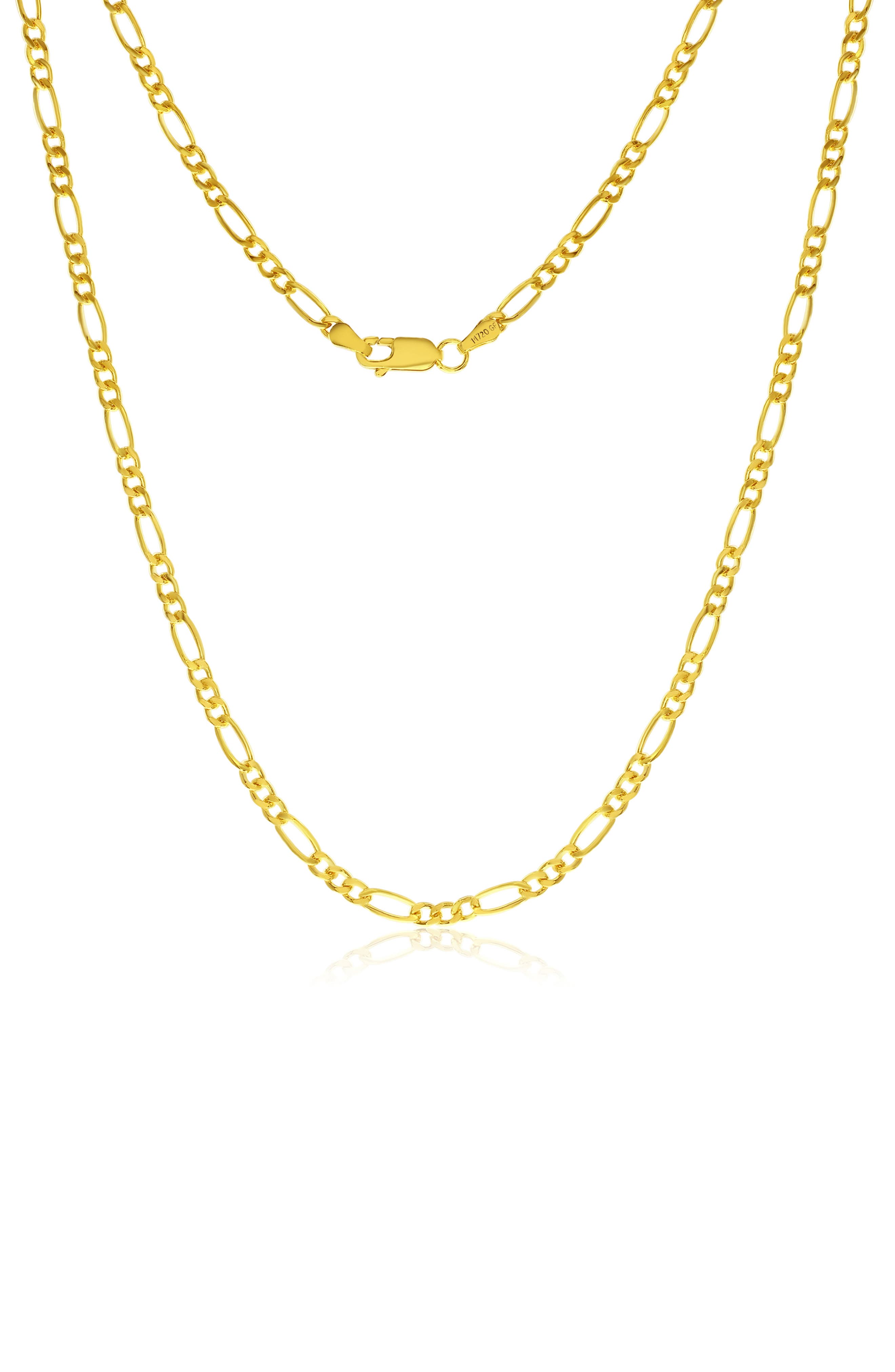 14k Gold Filled Figaro Chain Necklace