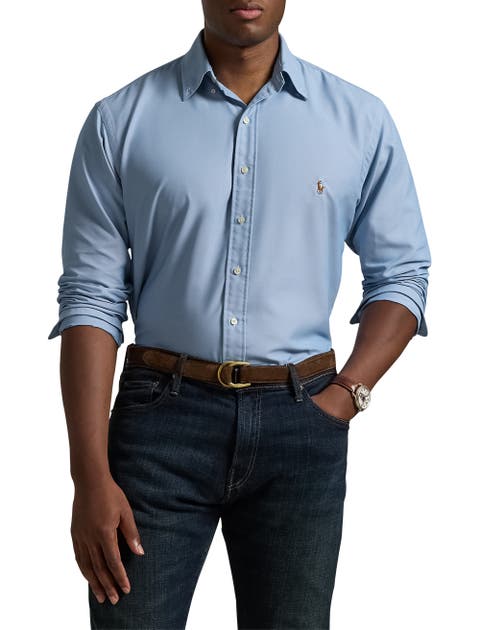 Big & Tall Performance Oxford Twill Shirt