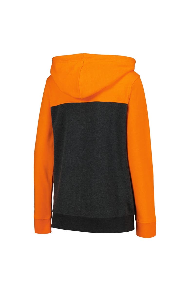 New Era Women's New Era Orange Cincinnati Bengals Color-Block Full-Zip Hoodie, Alternate, color, Orange