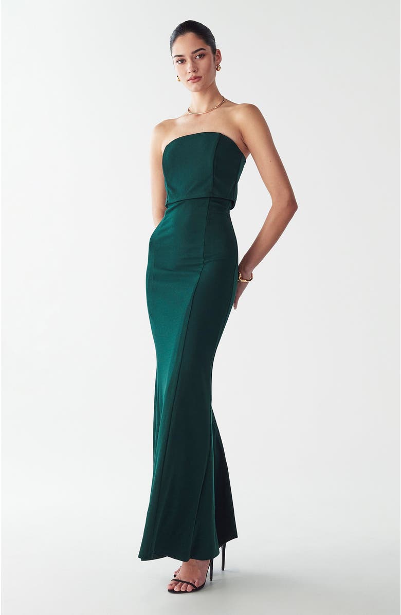 WILLA Trenton Dress, Alternate, color, Emerald