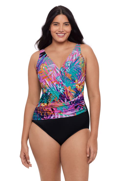 Addison Surplice One-Piece Control Swimsuit