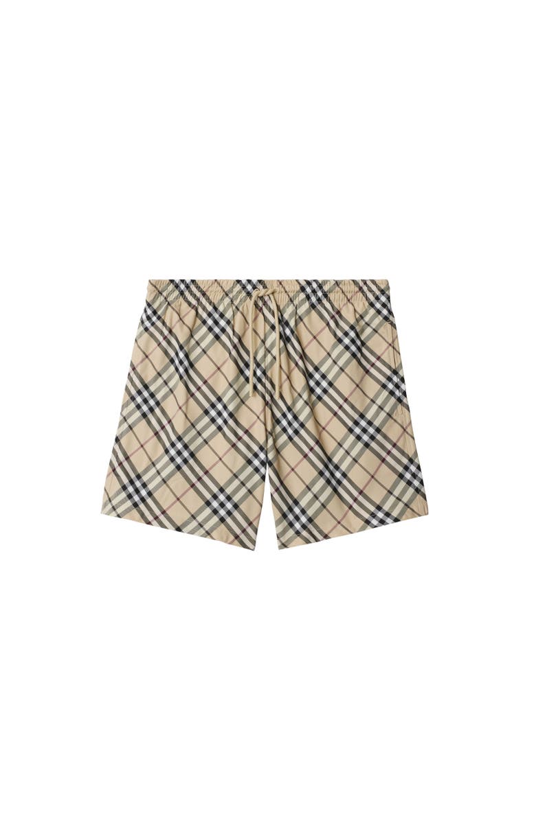Burberry Check Swim Shorts, Alternate, color, 