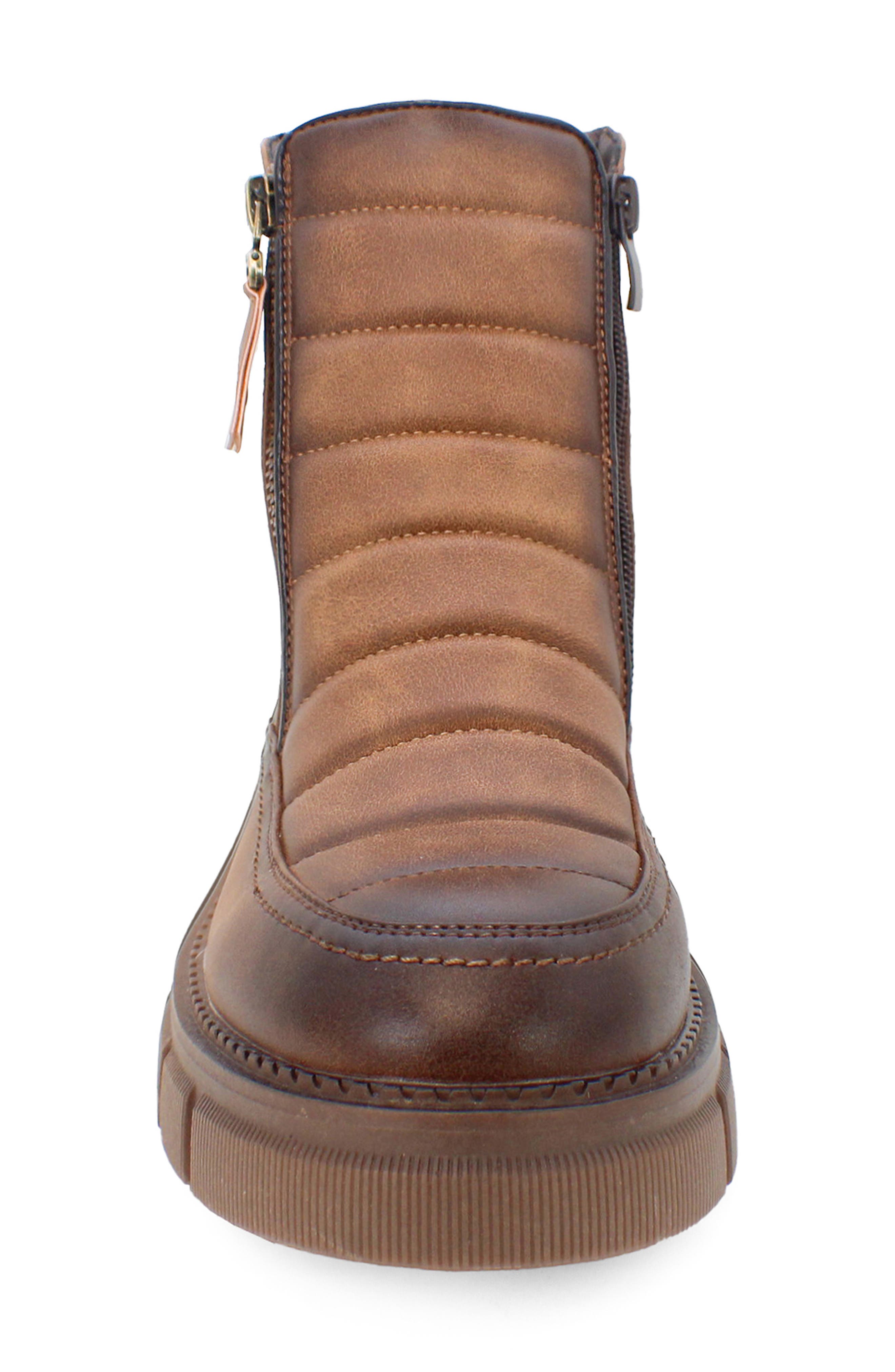 YOKI Ambrea Quilted Combat Boot, Alternate, color, 