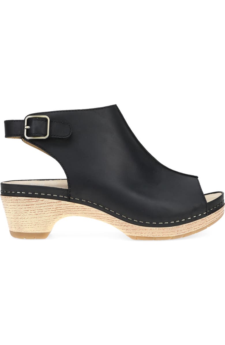 Dansko Lizzy Peep Toe Platform Bootie, Alternate, color,