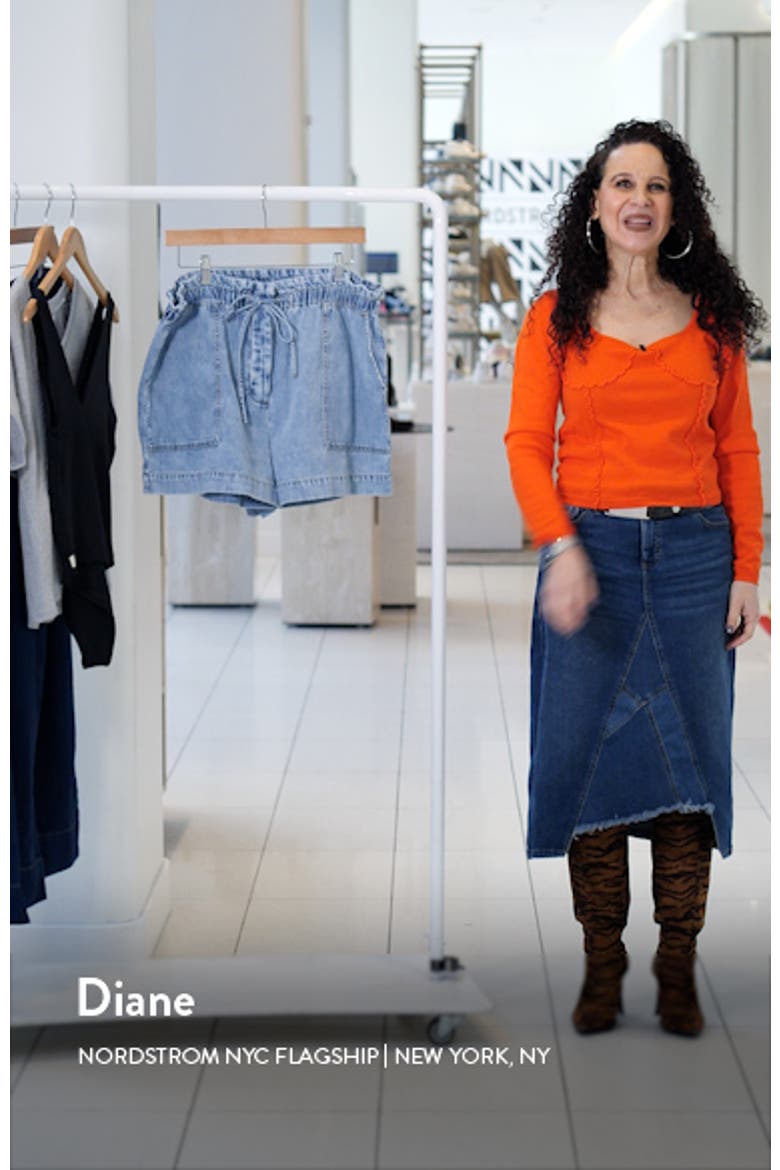 Foster Paperbag Denim Shorts video
