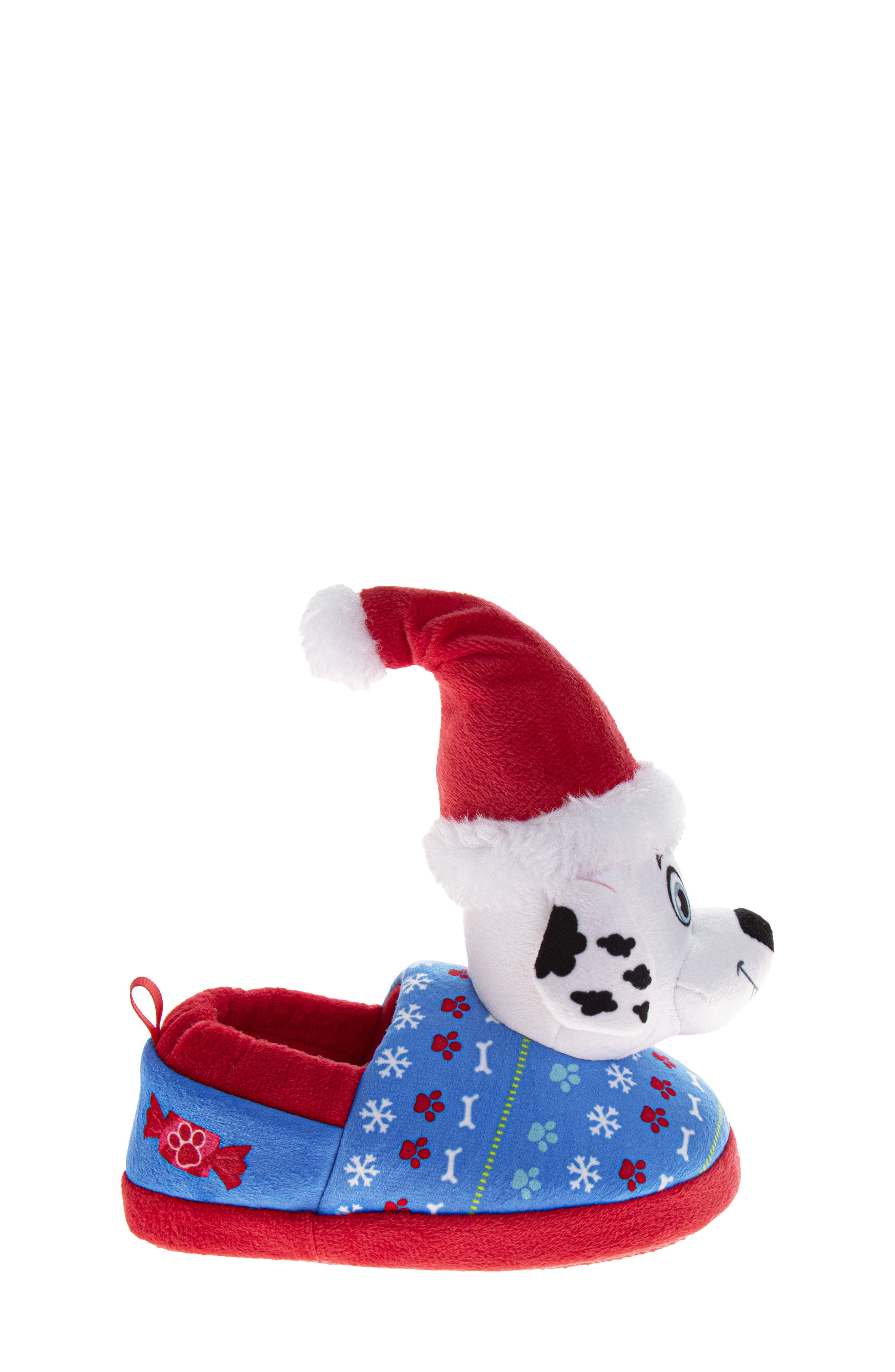 JOSMO Kids' Nickelodeon<sup>™</sup> Paw Patrol Chase & Marshall Mismatched Slippers, Alternate, color, Blue/ Red