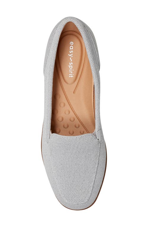 Shop Easy Spirit Devitt Flat In Light Gray