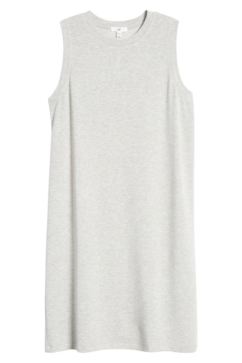 French Terry Tank Dress, Alternate, color, GREY LIGHT HEATHER