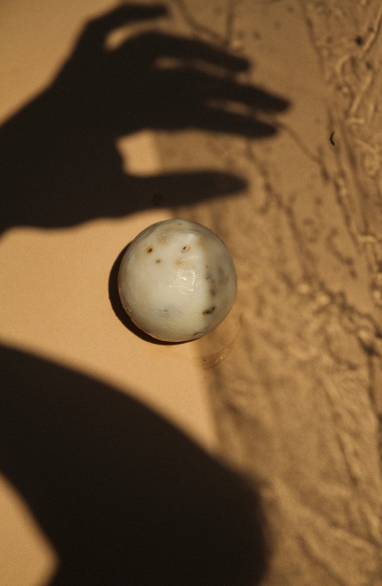 Summer Solace Tallow Sea Change Seaweed Sphere Soap, Alternate, color, Off-White / Brown