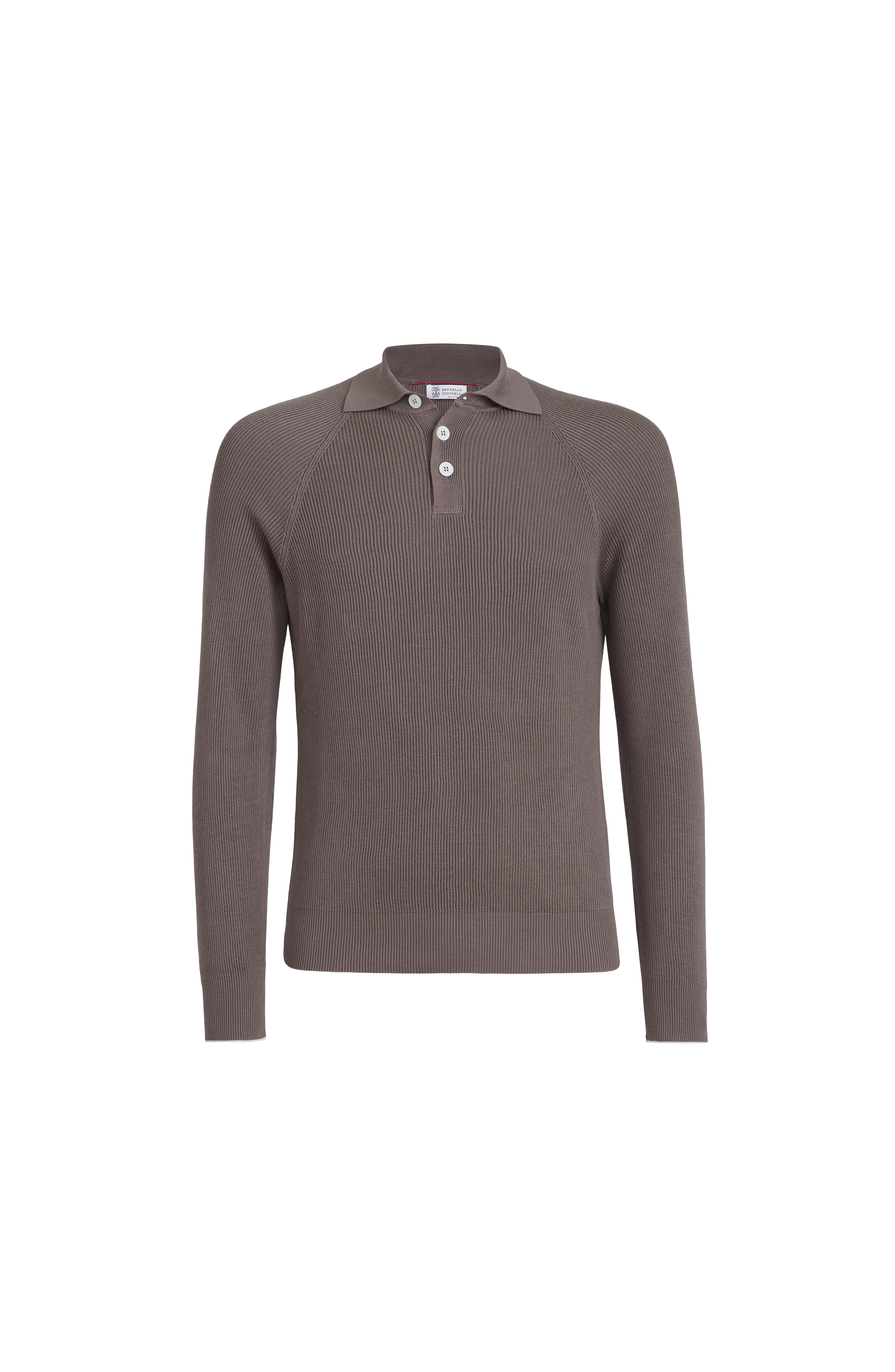 Rib knit polo - image 4