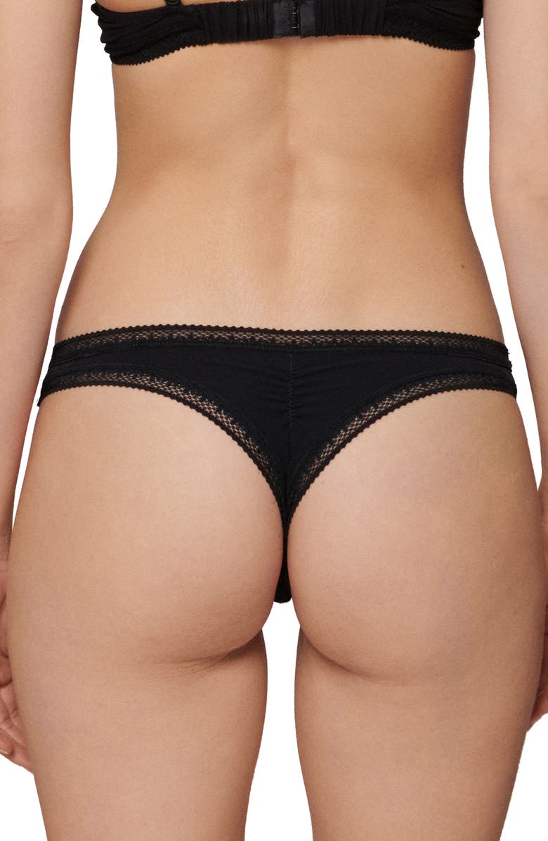 Simone Perele Hortense Embroidered Tanga, Alternate, color, 