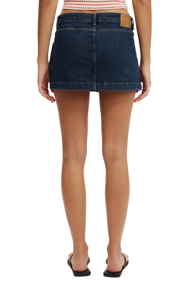 Cotton On Women's Micro Pleat Denim Skirt, Alternate, color,