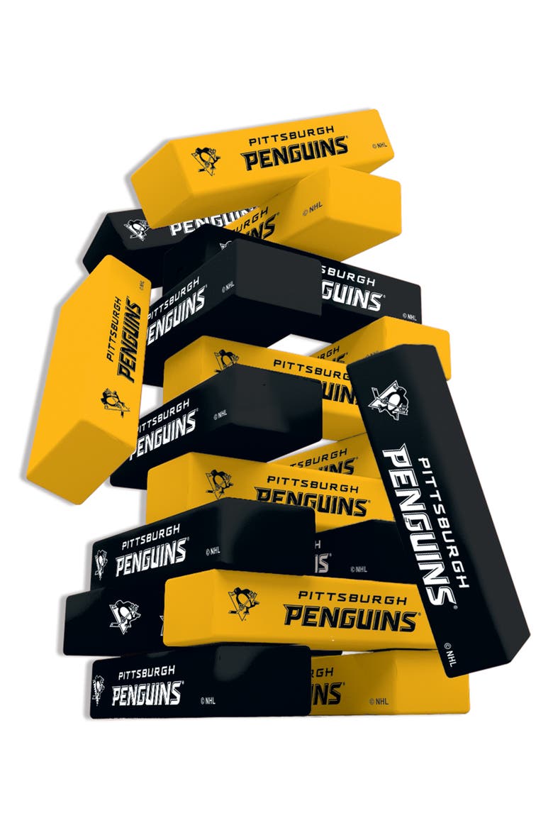 Pittsburgh Penguins Tumble Tower, Alternate, color, Multicolor