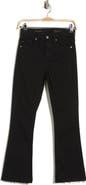 AG Farrah High Waist Raw Hem Crop Bootcut Jeans