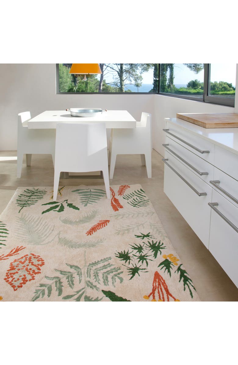 Lorena Canals Washable Rug Botanic, Alternate, color, Natural