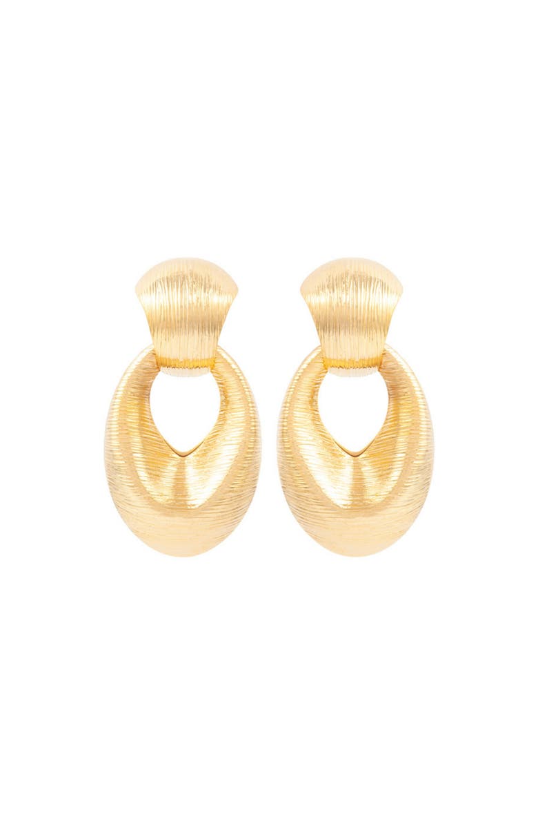 Susan Caplan 1980s Vintage Door Knocker Earrings, Main, color, Door Knocker