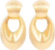 Susan Caplan 1980s Vintage Door Knocker Earrings