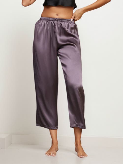 Silksilky Sleep Pants In Purplegray