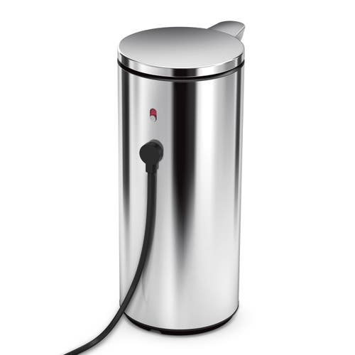 Simplehuman 9 Oz. Rechargeable Liquid Sensor Pump In Silver
