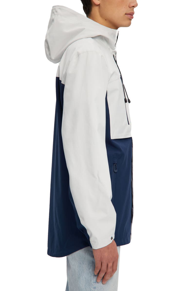 Noize Elliott Water Resistant Two Tone Hooded Jacket, Alternate, color, 