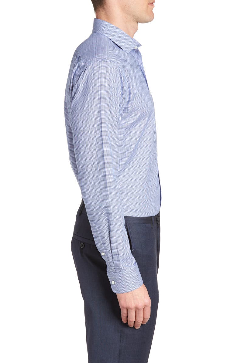 NORDSTROM MEN'S SHOP Smartcare<sup>™</sup> Trim Fit Herringbone Dress Shirt, Alternate, color, 