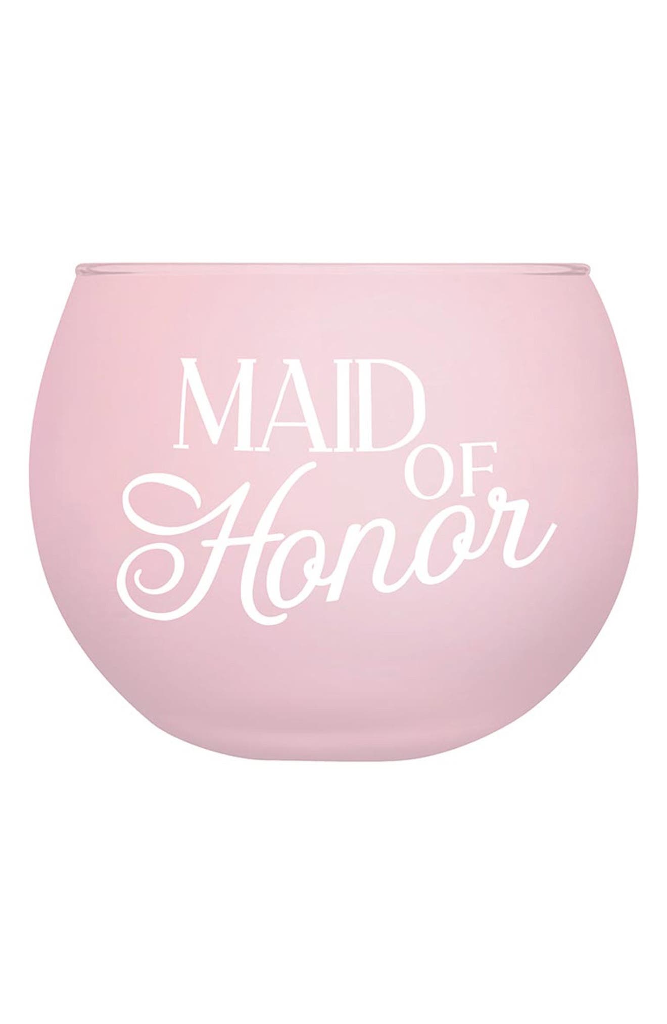 CREATIVE BRANDS Maid of Honor Stemless Glass