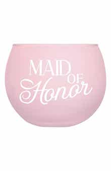 CREATIVE BRANDS Maid of Honor Stemless Glass