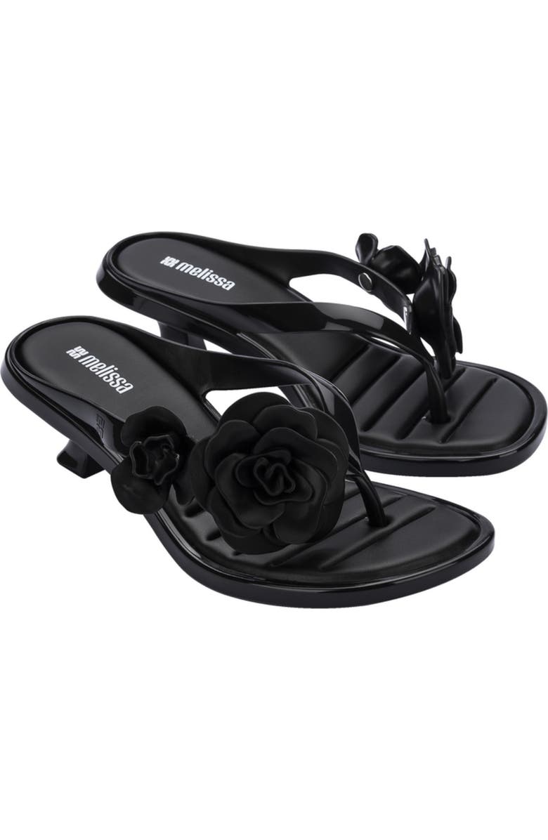 Melissa Petals Kitten Heel Flip Flop, Main, color,