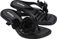 Melissa Petals Kitten Heel Flip Flop