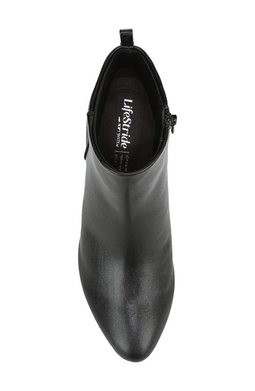 Lifestride Women's Glow Zip Dress Short Boots In Black