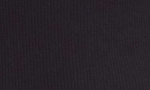 Karen Kane Long Sleeve Rib Top In Black