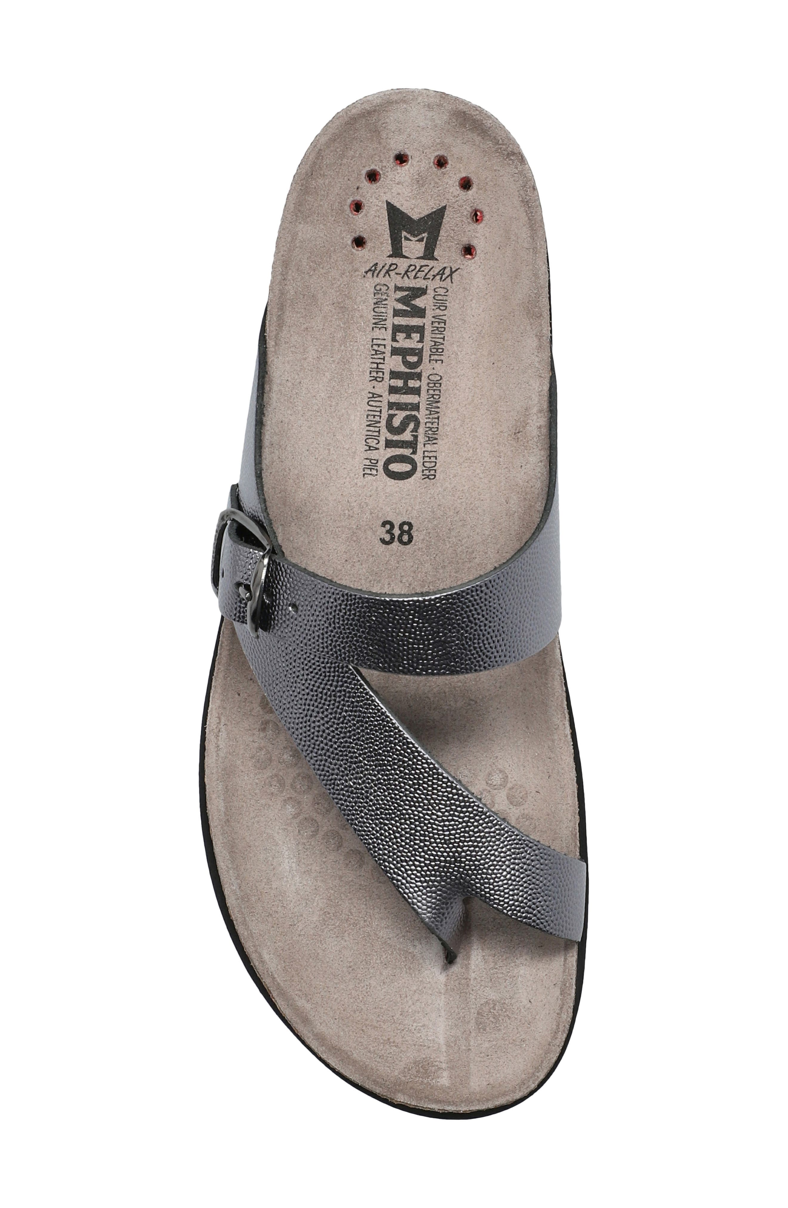 Helen Toe Loop Sandal, Alternate, color, GREY ODYSEE