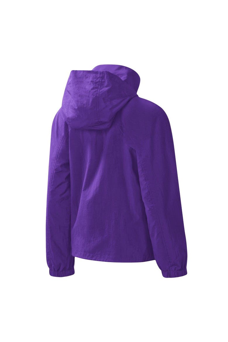 Women's G-III 4Her by Carl Banks Purple Los Angeles Lakers Last Shot Full-Zip Hoodie, Alternate, color, Purple
