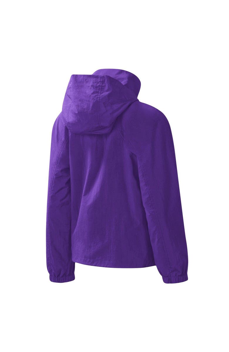 G-III 4HER BY CARL BANKS Women's G-III 4Her by Carl Banks Purple Los Angeles Lakers Last Shot Full-Zip Hoodie, Alternate, color, Purple