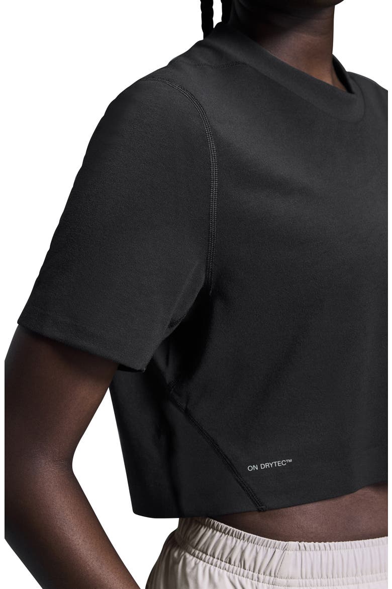 Train-T Crop Top, Alternate, color, BLACK
