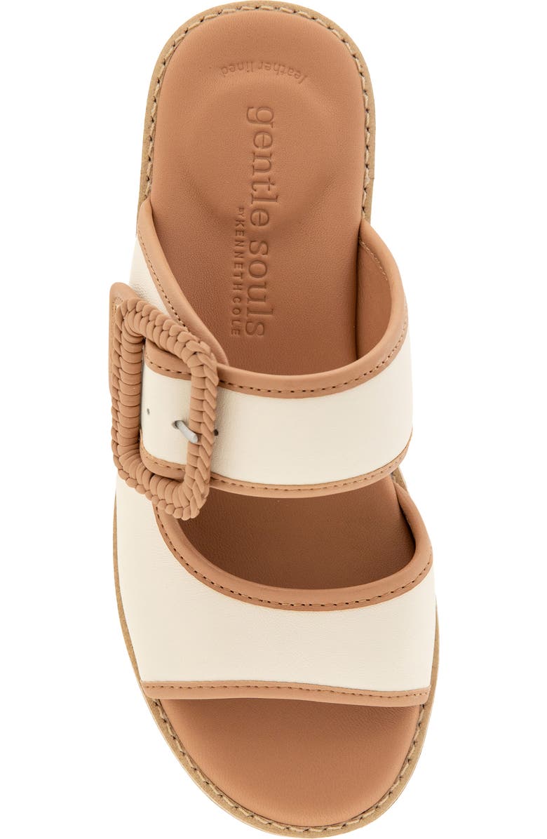 Gentle Souls Vadylin Platform Wedge Slide Sandal, Alternate, color, Stone Leather
